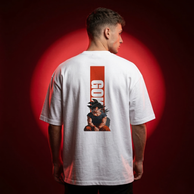 Men's Stylish Premium Drop Shoulder - White